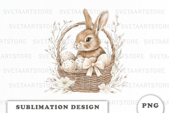 A Designer's Take on the Watercolor Easter Bunny Graphic