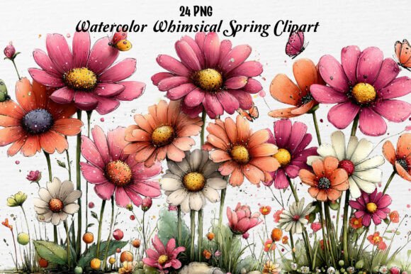 A Publisher's Review: Watercolor Whimsical Spring Graphics