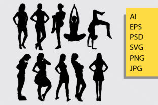 A Silhouette Graphic for Illustrating Active Lifestyle Content