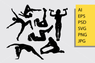 A Sport Activity Silhouette Graphic for Authentic Crafting