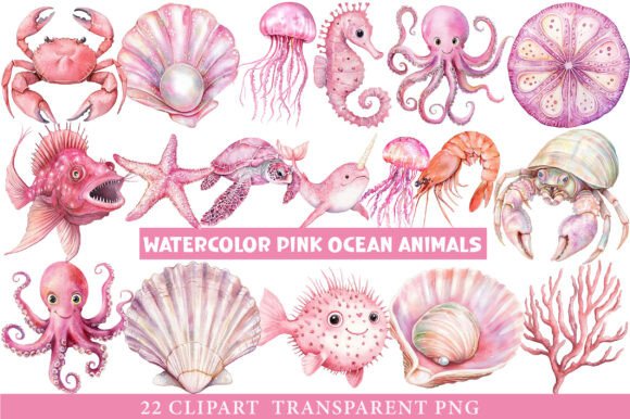 A Watercolor Clipart Asset for Coastal Branding