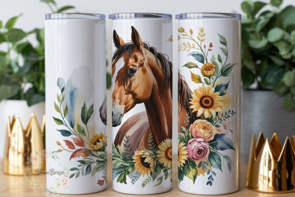 A Watercolor Graphic Asset for Tumbler Wraps and Branding