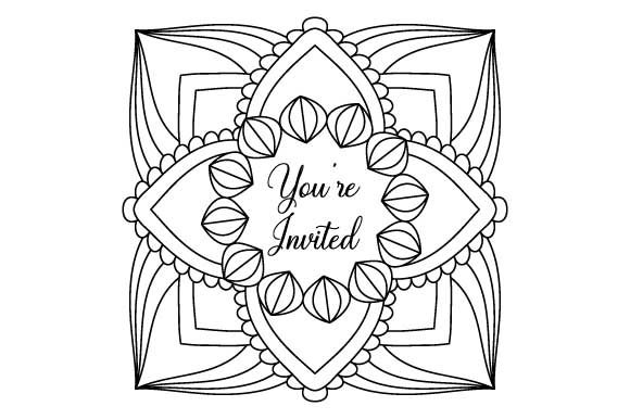 Is This Invitation Coloring Page Worth Your Thread?