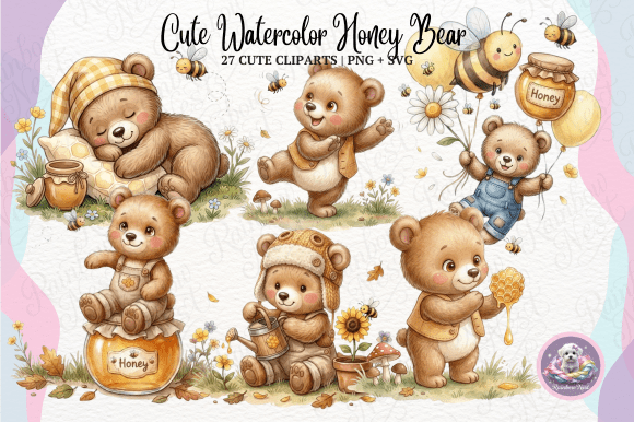 Practical Review of the Cute Watercolor Honey Bear Clipart