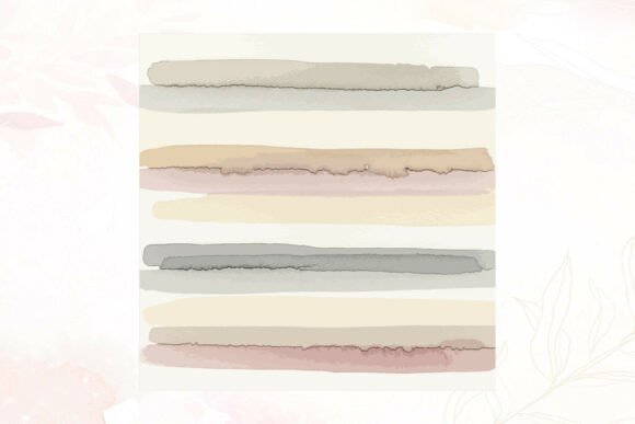 Using Abstract Horizontal Watercolor Stripes Graphics in Your Crafting Business