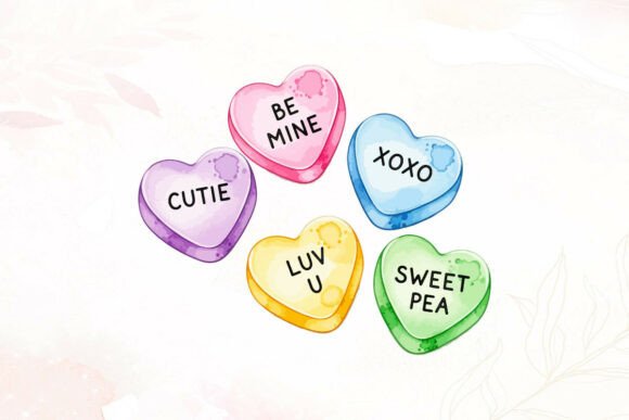 Watercolor Valentine Candy Conversation Embroidery Review